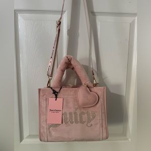 Juicy Couture Fondant Pink Extra Spender Mini Tote bag with crossbody strap